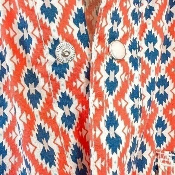 NEW! Wrangler Men's 20X Competition Short Sleeve Western Snap Shirt Size Medium - Picture 5 of 8